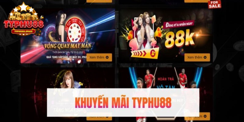 Khuyến mãi khi trải nghiệm tải app Typhu88