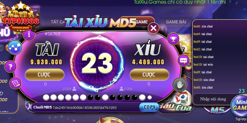 Giới thiệu về game tài xỉu tại Typhu88